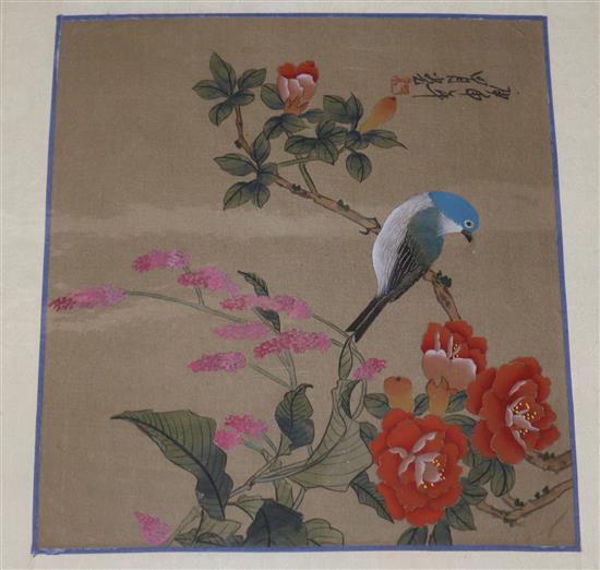 An album of oriental paintings on silk